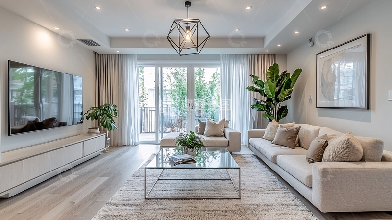 高清大图下载【趣麦麦图】现代简约客厅