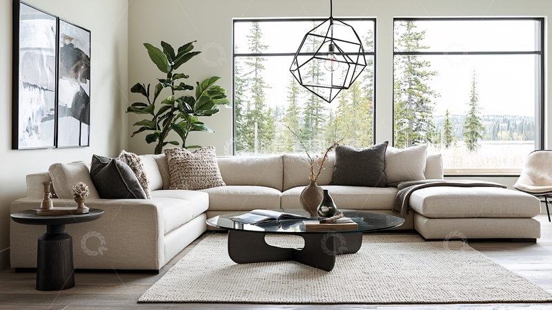 高清大图下载【趣麦麦图】现代简约客厅