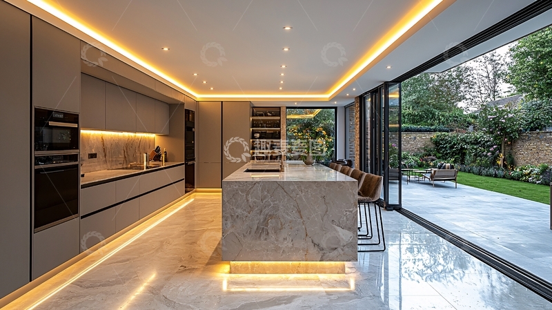 高清大图下载【趣麦麦图】现代风格厨房