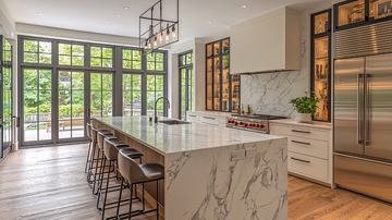 现代简约厨房岛台