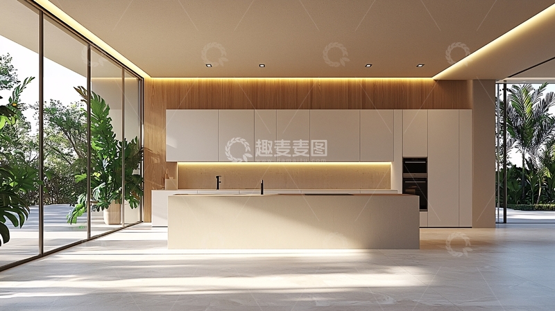 高清大图下载【趣麦麦图】现代简约风格厨房32