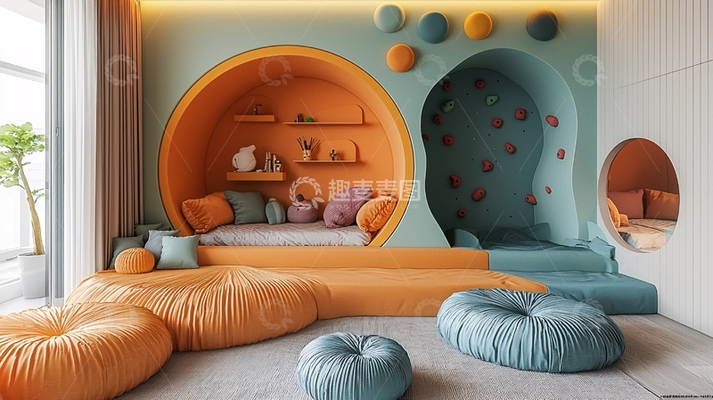 高清大图下载【趣麦麦图】创意儿童房