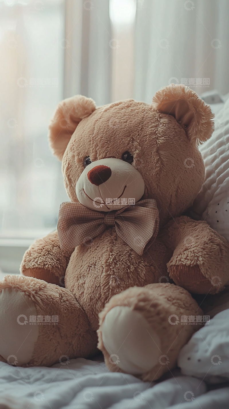 高清大图下载【趣麦麦图】毛绒玩具熊