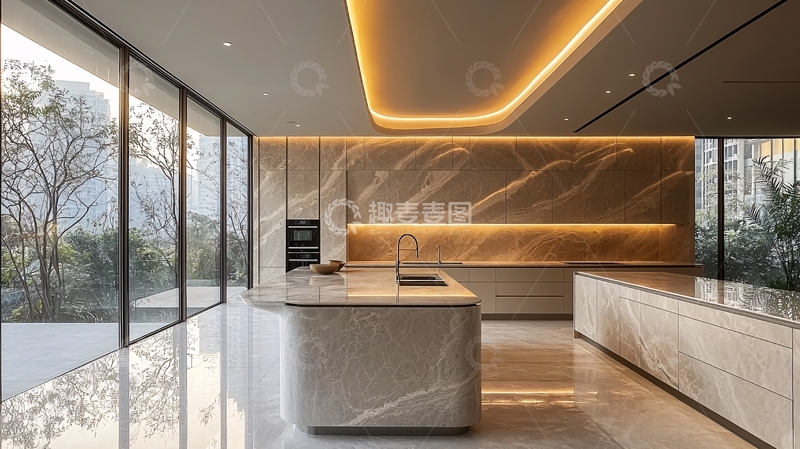 高清大图下载【趣麦麦图】现代简约厨房