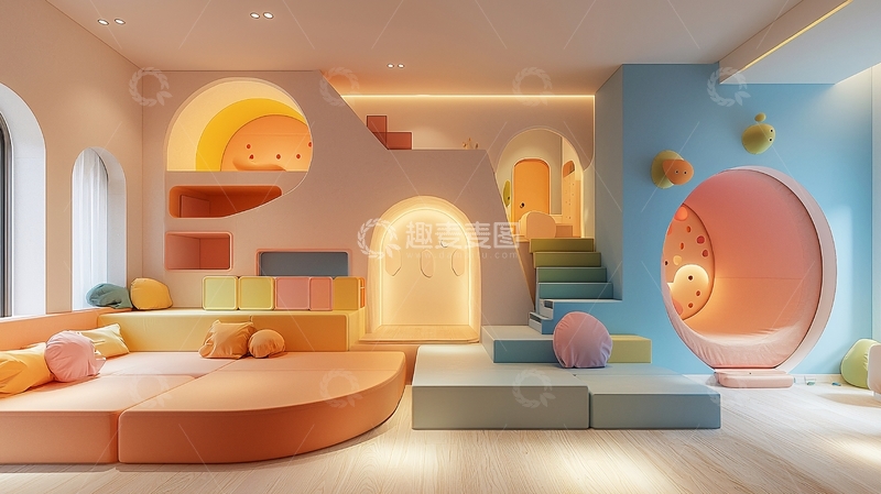 高清大图下载【趣麦麦图】童趣儿童房设计