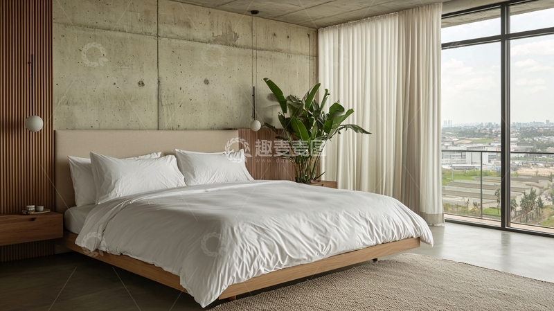 高清大图下载【趣麦麦图】现代简约卧室36
