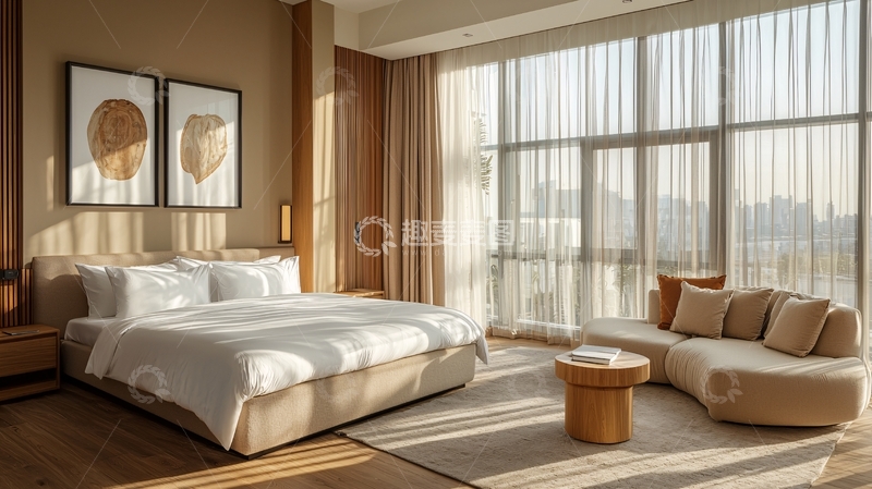 高清大图下载【趣麦麦图】现代简约卧室35