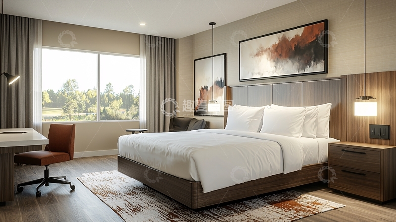 高清大图下载【趣麦麦图】酒店房间