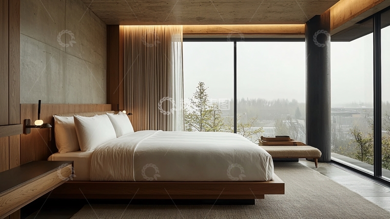 高清大图下载【趣麦麦图】现代简约卧室38