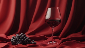 红酒与葡萄