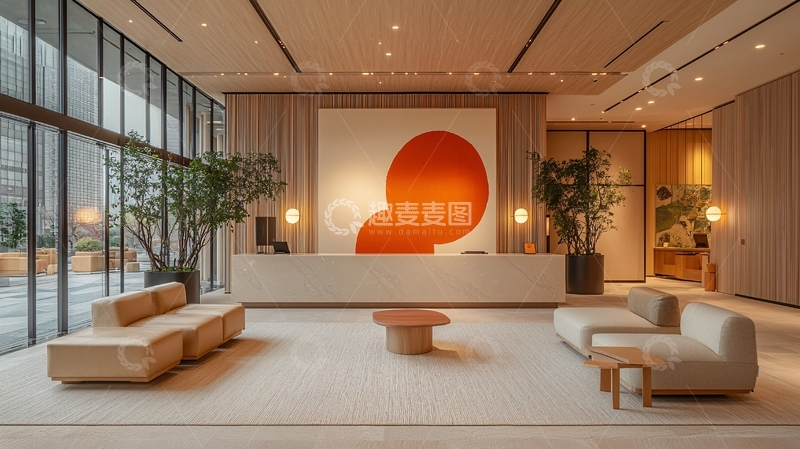 高清大图下载【趣麦麦图】现代接待区