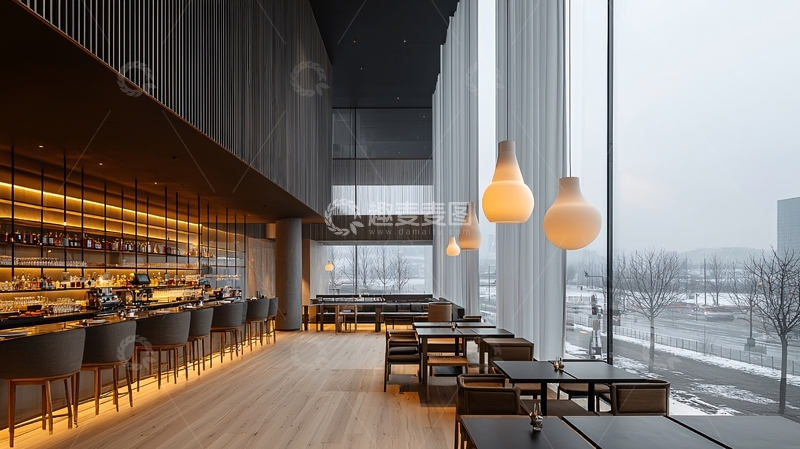 高清大图下载【趣麦麦图】现代简约酒吧设计