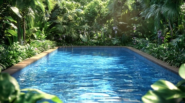热带雨林泳池