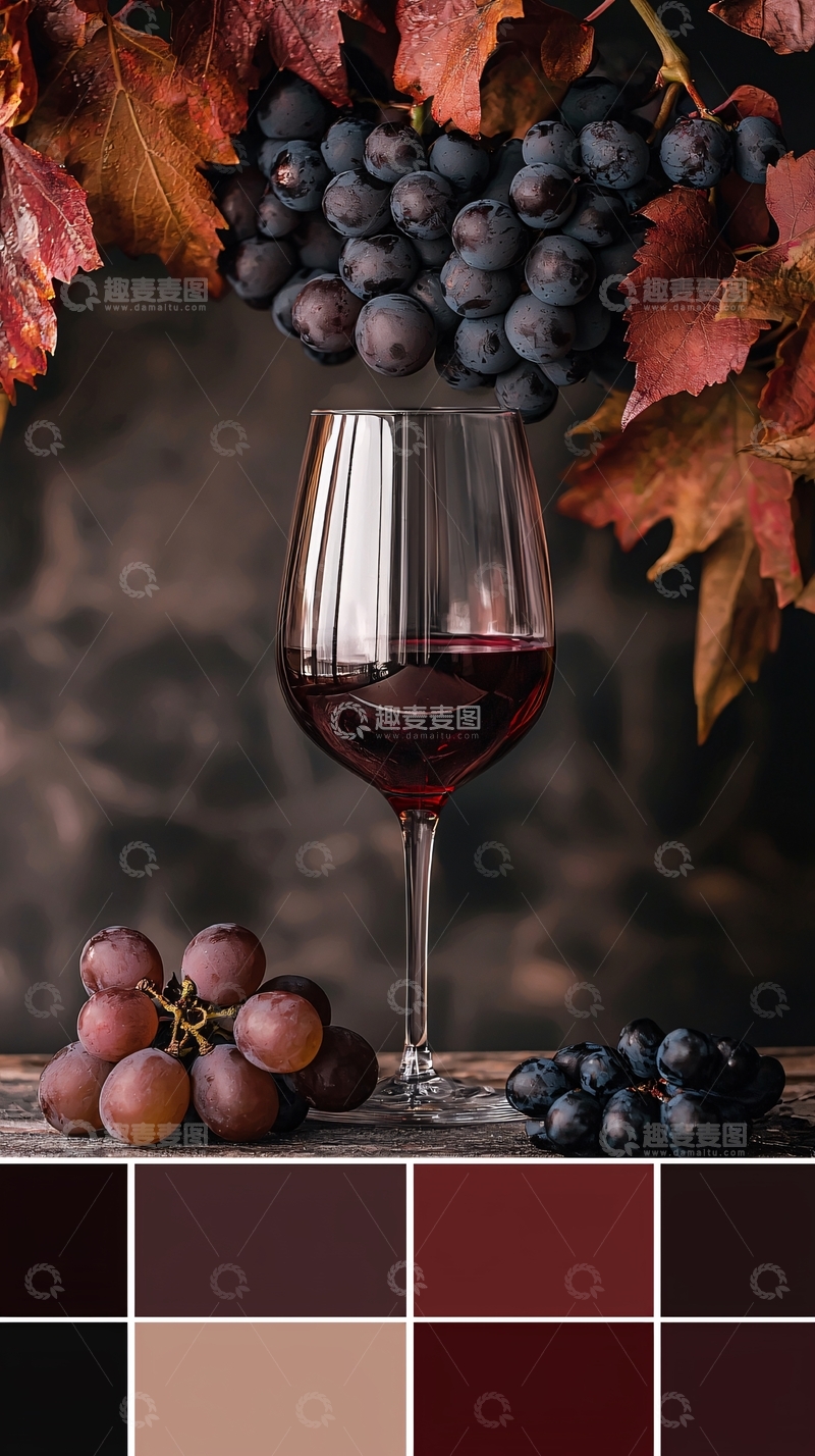 高清大图下载【趣麦麦图】红酒