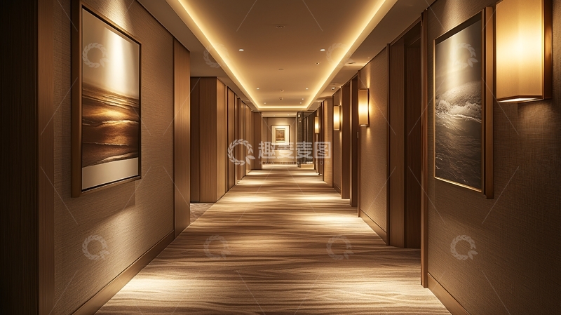 高清大图下载【趣麦麦图】奢华酒店长廊