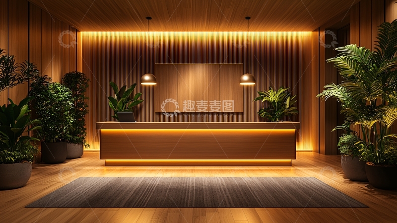 高清大图下载【趣麦麦图】豪华酒店前台