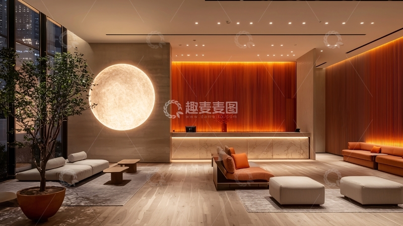 高清大图下载【趣麦麦图】酒店大堂设计