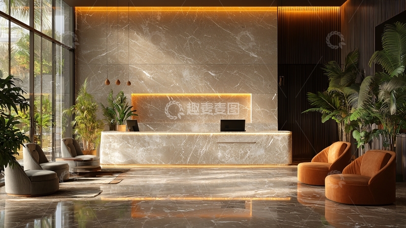 高清大图下载【趣麦麦图】现代酒店大堂