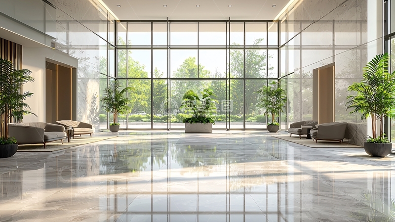 高清大图下载【趣麦麦图】现代化大堂室内设计