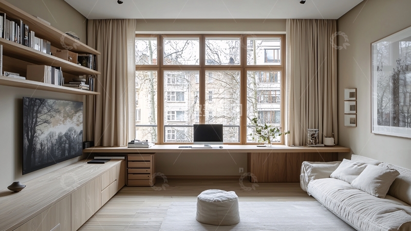 高清大图下载【趣麦麦图】简约温馨的自然采光工作室