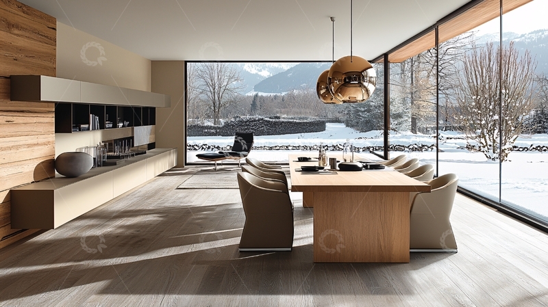 高清大图下载【趣麦麦图】现代简约风格餐厅