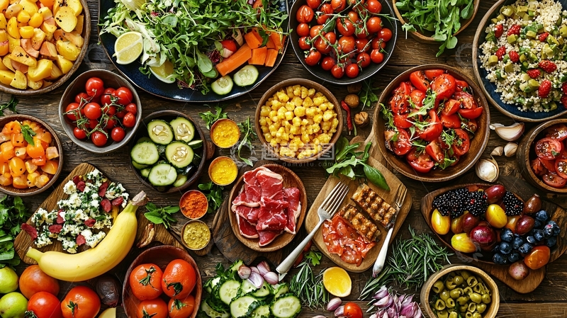 高清大图下载【趣麦麦图】健康饮食