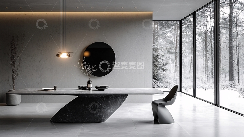 高清大图下载【趣麦麦图】极简现代风室内设计