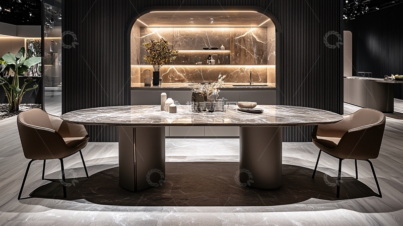 高清大图下载【趣麦麦图】现代简约餐桌椅室内设计