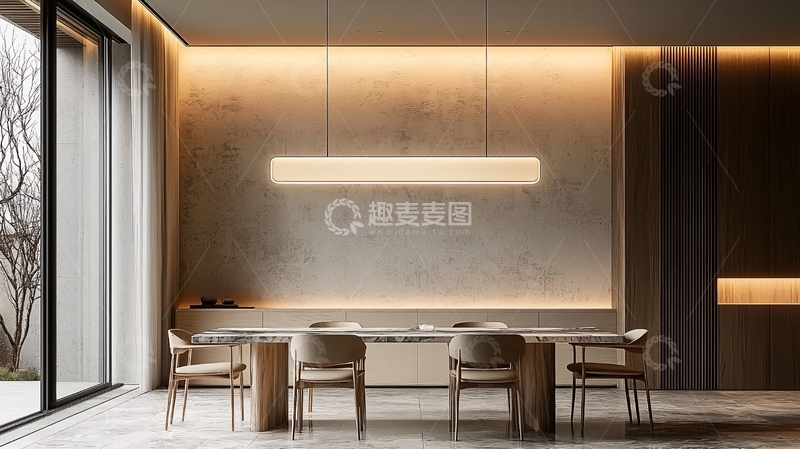 高清大图下载【趣麦麦图】现代极简餐厅设计