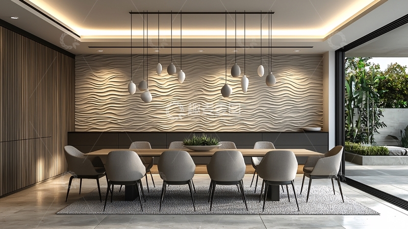 高清大图下载【趣麦麦图】现代简约餐厅