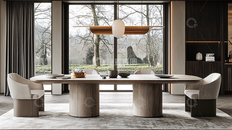 高清大图下载【趣麦麦图】豪华现代餐厅