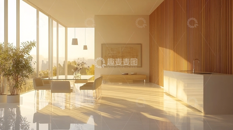 高清大图下载【趣麦麦图】现代简约餐厅设计