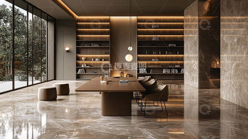 高清大图下载【趣麦麦图】豪华现代客厅