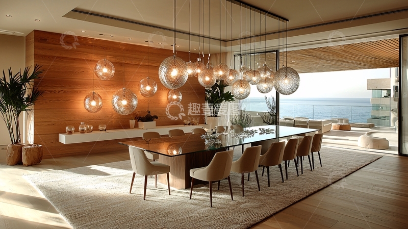 高清大图下载【趣麦麦图】豪华海景餐厅