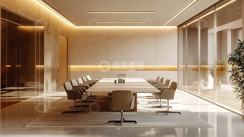 高清大图下载【趣麦麦图】现代简约会议室