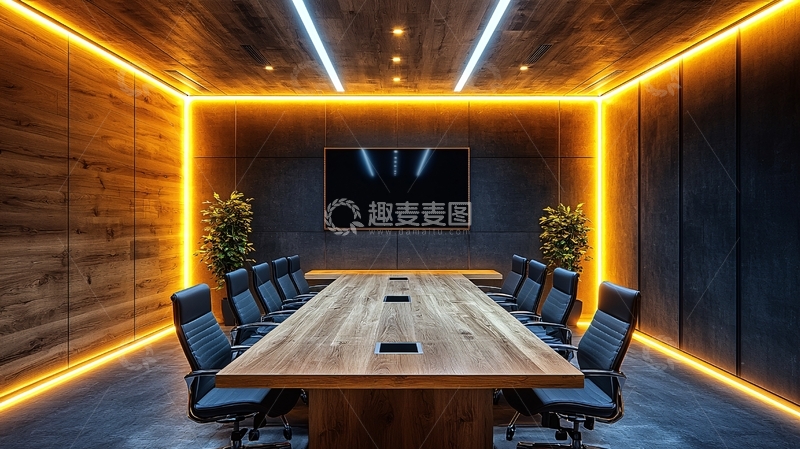 高清大图下载【趣麦麦图】现代简约会议室