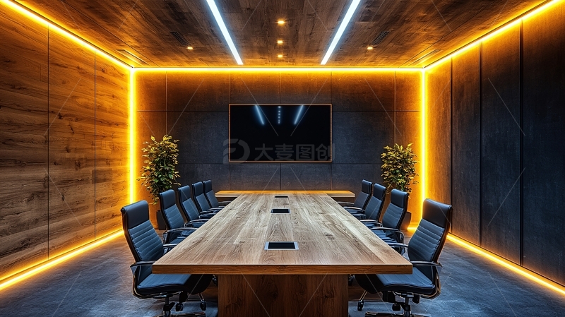 现代简约会议室