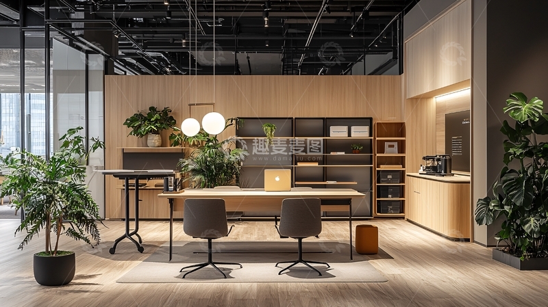 高清大图下载【趣麦麦图】现代办公空间一角
