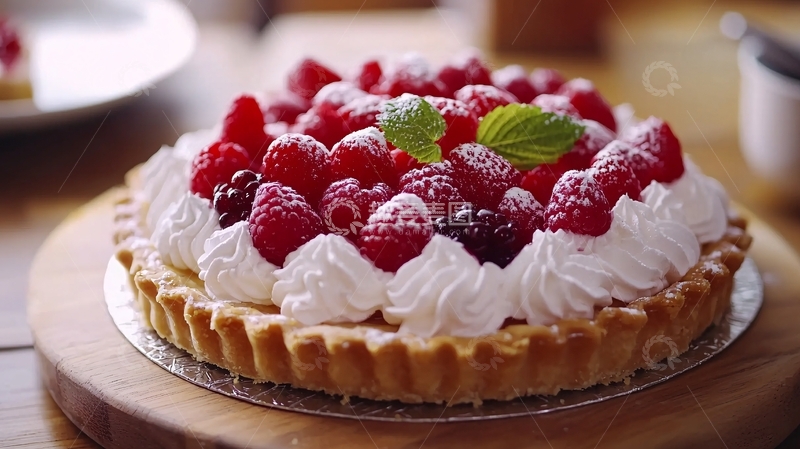 高清大图下载【趣麦麦图】新鲜水果挞