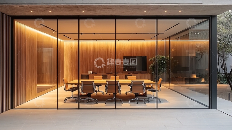 高清大图下载【趣麦麦图】现代简约风格会议室5