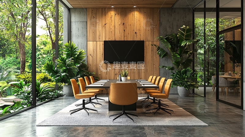 高清大图下载【趣麦麦图】现代风格会议室