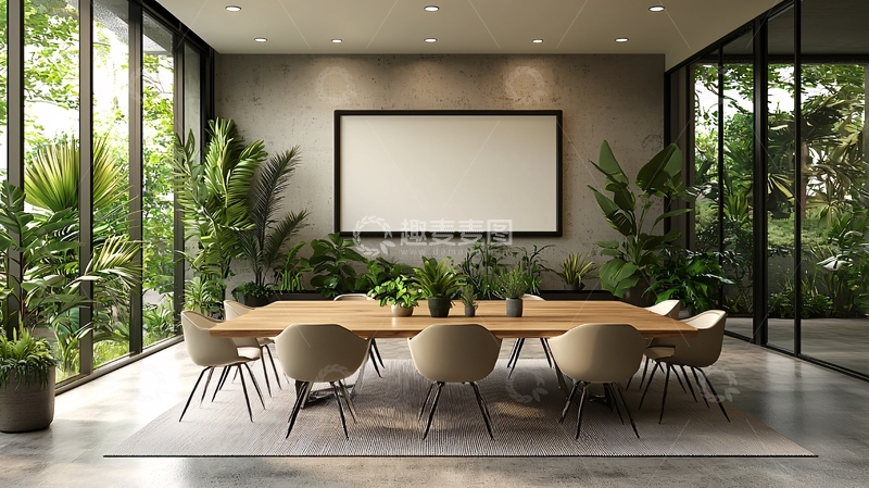 高清大图下载【趣麦麦图】现代会议室