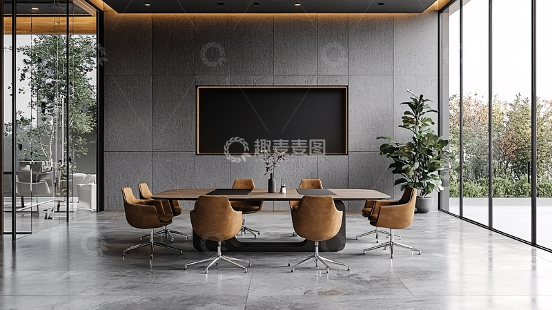 高清大图下载【趣麦麦图】现代简约会议室