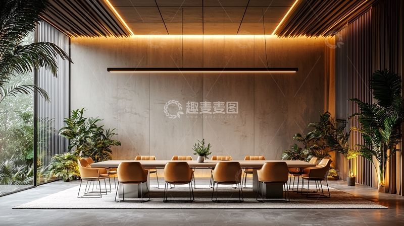 高清大图下载【趣麦麦图】现代简约会议室