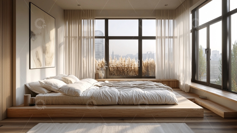 高清大图下载【趣麦麦图】简约卧室
