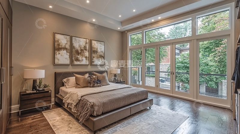 高清大图下载【趣麦麦图】卧室大窗户