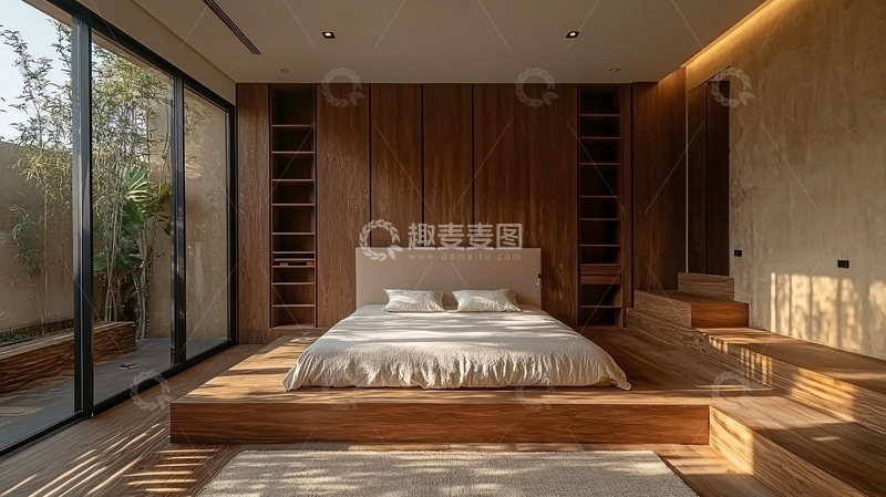 高清大图下载【趣麦麦图】日式极简卧室设计
