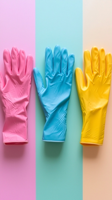 彩色橡胶手套