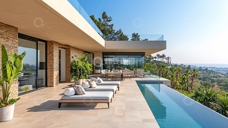 高清大图下载【趣麦麦图】现代简约别墅30