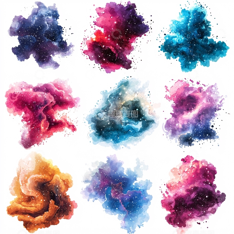 高清大图下载【趣麦麦图】彩色烟雾